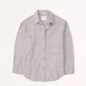 Abercrombie & Fitch Oversized Checkered Shirt